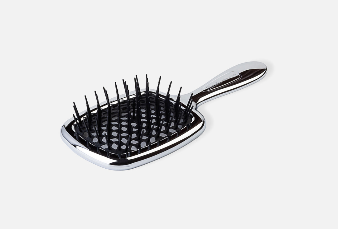 Janeke Hair Brush Superbrush Chic Chromium black Janeke Hair Brush Superbrush Chic