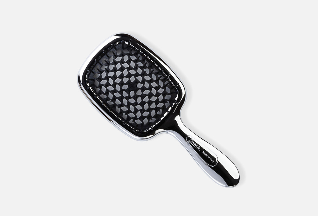 Janeke Hair Brush Superbrush Chic Chromium black Janeke Hair Brush Superbrush Chic