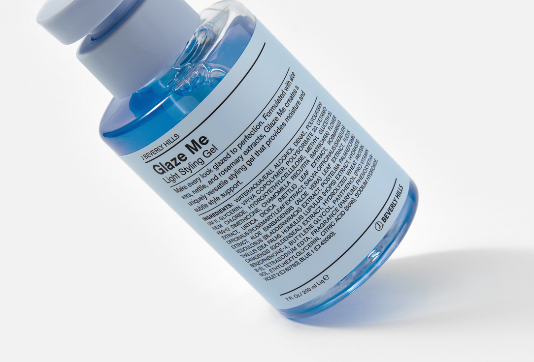J BEVERLY HILLS Light styling gel Blue glaze me 200 ml J BEVERLY HILLS Light styling gel Blue glaze me