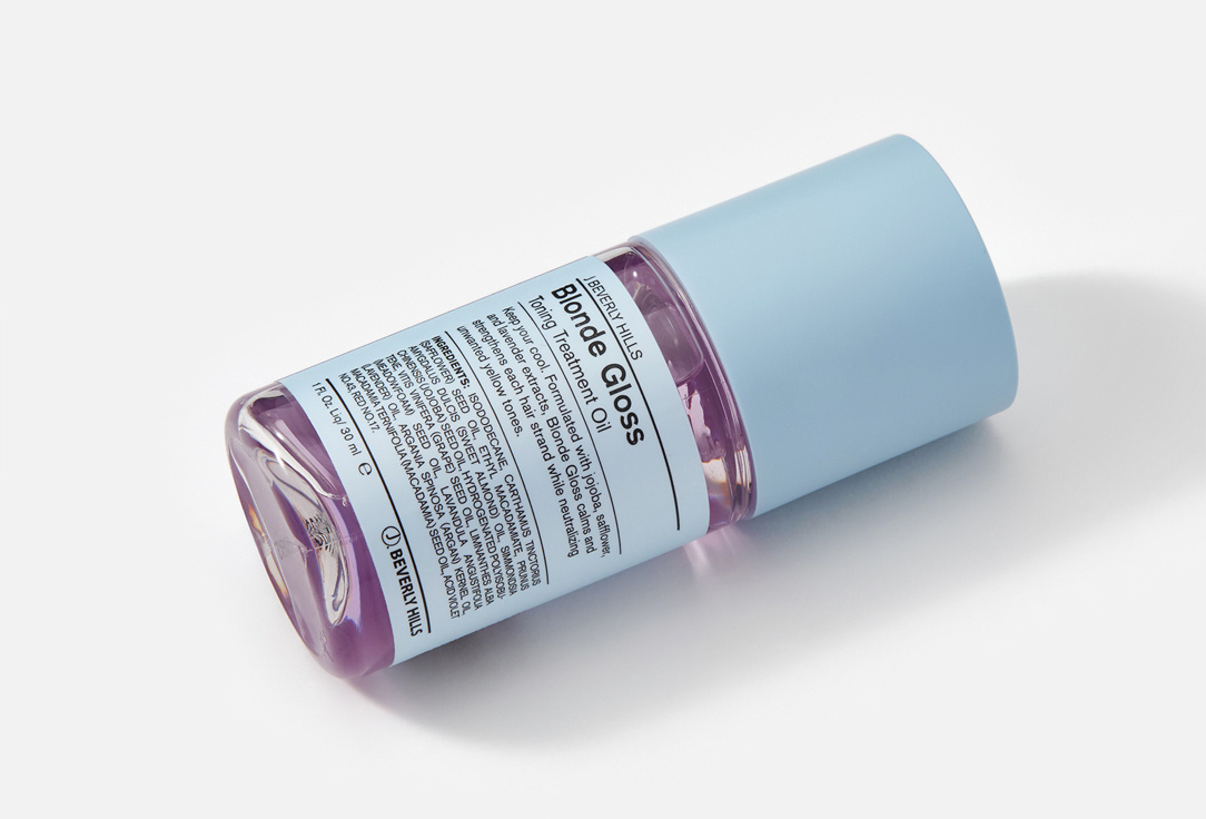 J BEVERLY HILLS Hair toning treatment oil Blue blonde gloss 30 ml J BEVERLY HILLS Hair toning treatment oil Blue blonde gloss