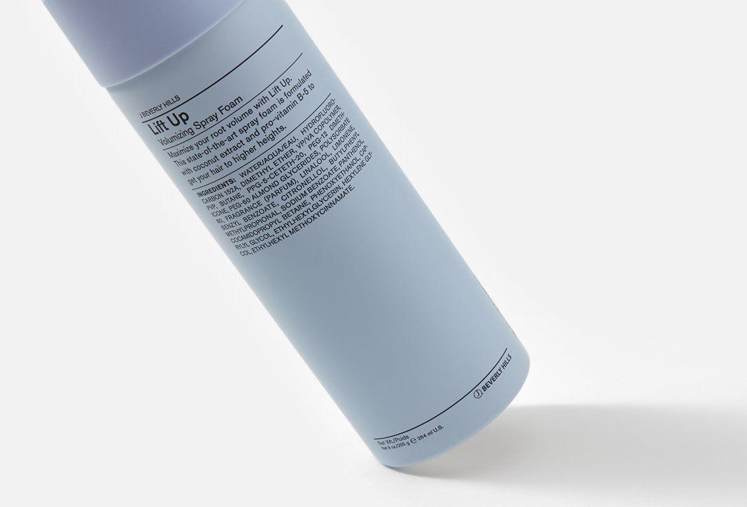 J BEVERLY HILLS Volumizing spray foam Blue lift up 264 ml J BEVERLY HILLS Volumizing spray foam Blue lift up