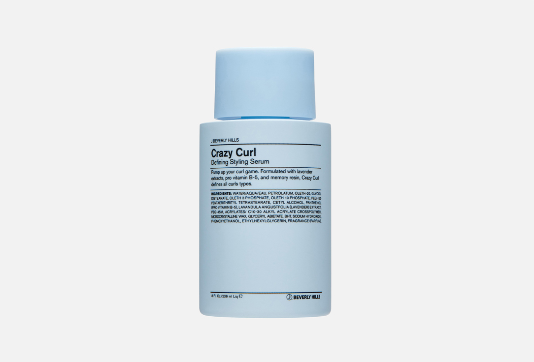 J BEVERLY HILLS Defining styling serum Blue crazy curl 236 ml J BEVERLY HILLS Defining styling serum Blue crazy curl
