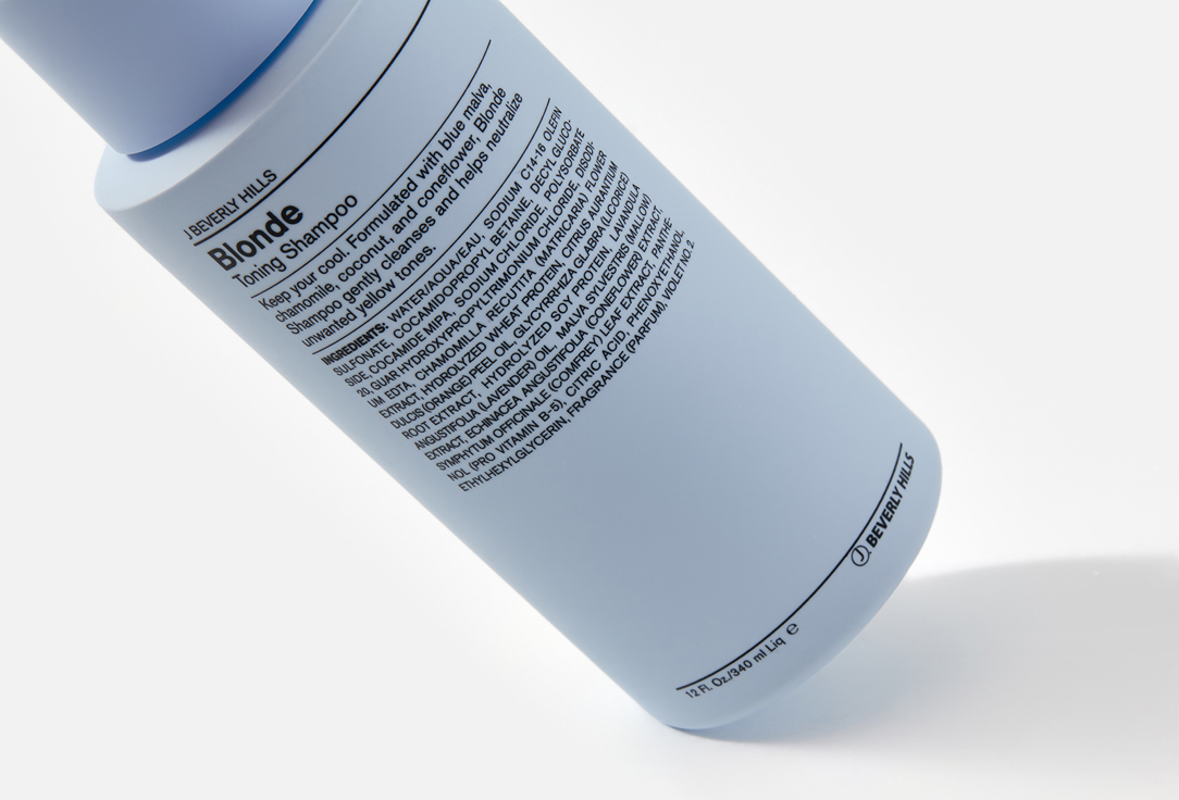 J BEVERLY HILLS Hair toning shampoo Blue blonde 340 ml J BEVERLY HILLS Hair toning shampoo Blue blonde
