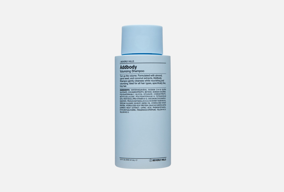 J BEVERLY HILLS Hair volumizing shampoo Blue addbody 340 ml J BEVERLY HILLS Hair volumizing shampoo Blue addbody