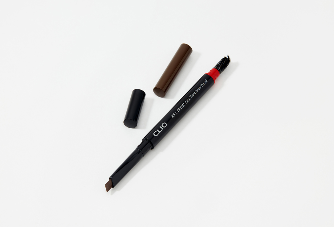 Clio Retractable Eyebrow Pencil Kill brow auto hard brow pencil 01, Natural brown 0.31 g Clio Retractable Eyebrow Pencil Kill brow auto hard brow pencil