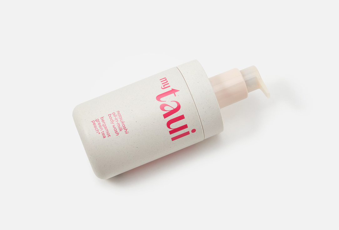 myTAUI Gentle moisturizing shower gel oil natsukashii oil-in-milk body wash