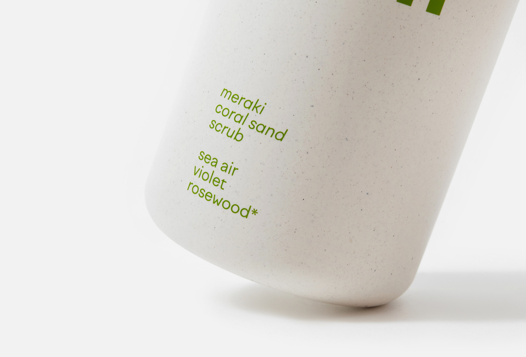 myTAUI White Sand Body Scrub Meraki Coral Sand Scrub