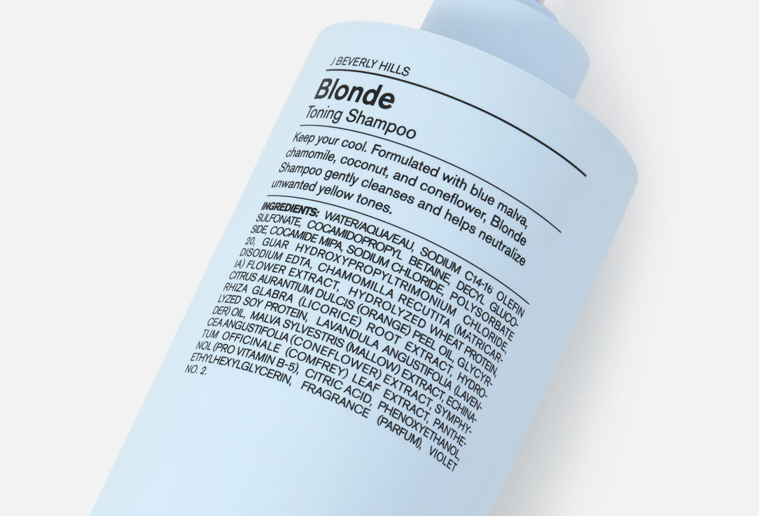 J BEVERLY HILLS Hair toning shampoo Blue blonde