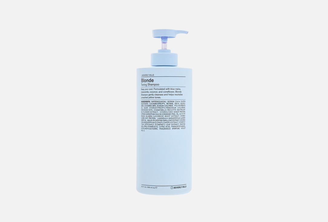 J BEVERLY HILLS Hair toning shampoo Blue blonde