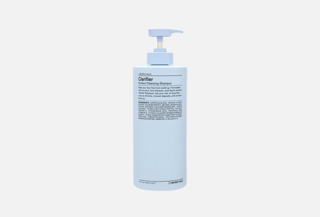 J BEVERLY HILLS Hair shampoo Blue clarifier 936 ml J BEVERLY HILLS Hair shampoo Blue clarifier