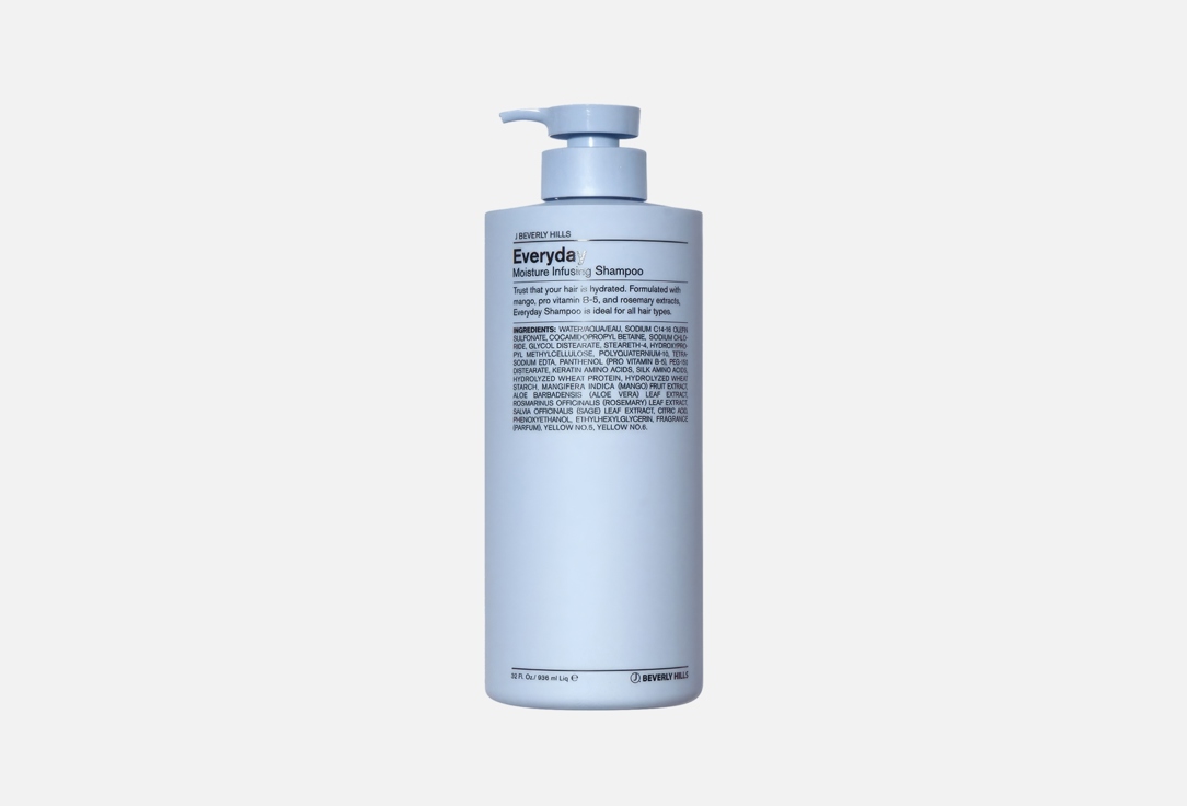 J BEVERLY HILLS Moisture infusing shampoo Blue everyday 936 ml J BEVERLY HILLS Moisture infusing shampoo Blue everyday