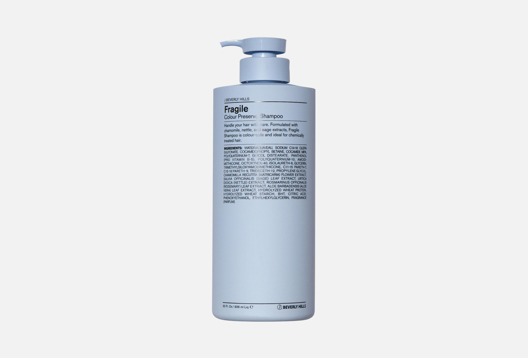 J BEVERLY HILLS Colour preserve hair shampoo Blue fragile