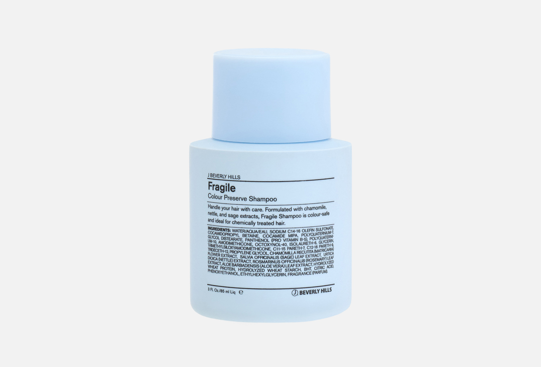 J BEVERLY HILLS Colour preserve hair shampoo Blue fragile 89 ml J BEVERLY HILLS Colour preserve hair shampoo Blue fragile