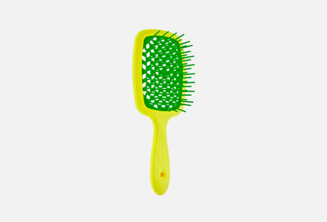 Janeke Hair Brush Superbrush Lime 1 pcs Janeke Hair Brush Superbrush