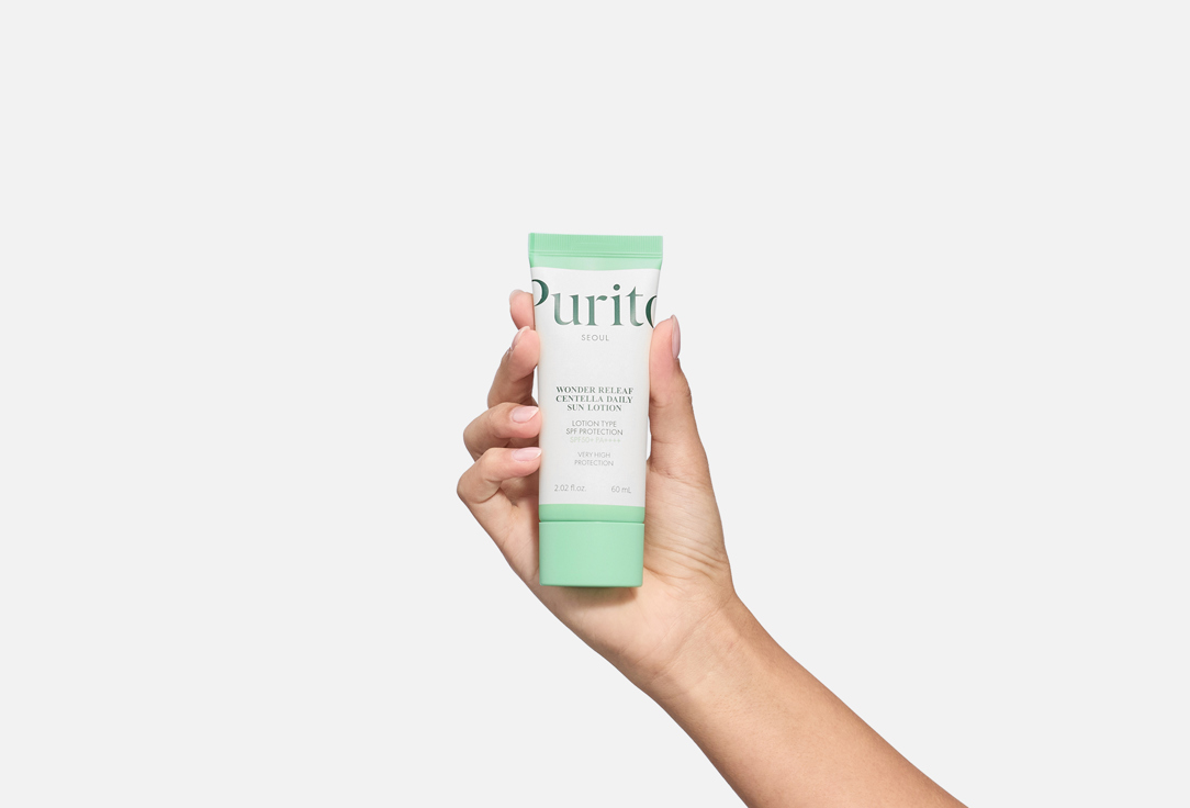 Purito Daily Sun Lotion SPF 50+ PA ++++ Wonder Releaf Centella 60 ml Purito Daily Sun Lotion SPF 50+ PA ++++ Wonder Releaf Centella