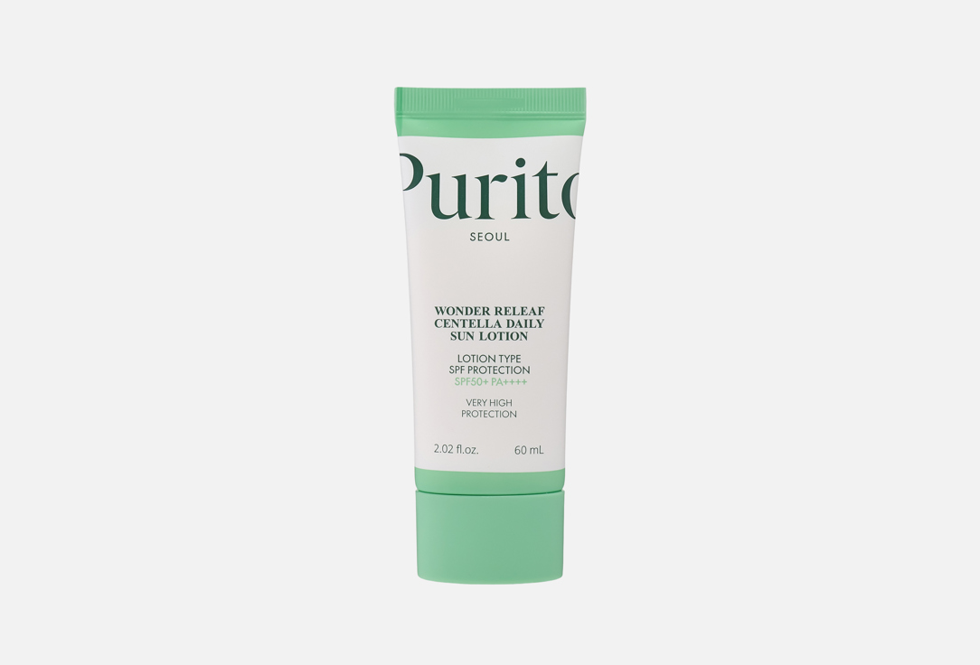 Purito Daily Sun Lotion SPF 50+ PA ++++ Wonder Releaf Centella 60 ml Purito Daily Sun Lotion SPF 50+ PA ++++ Wonder Releaf Centella