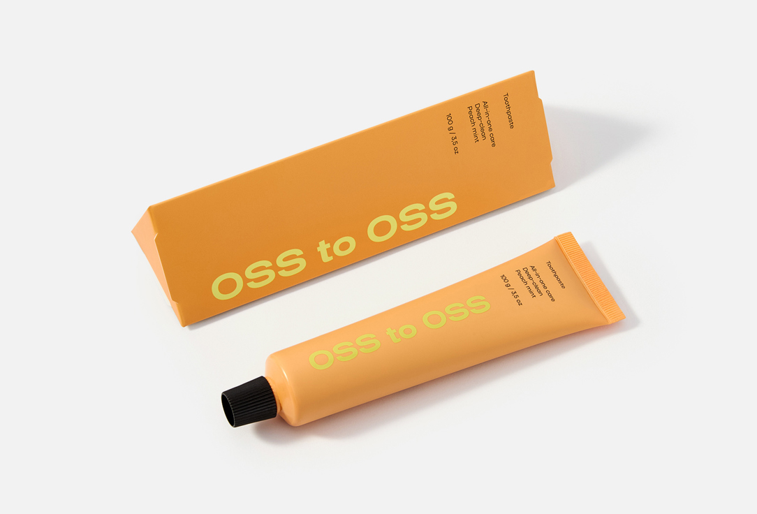 oss to oss Toothpaste for daily care Peach mint
