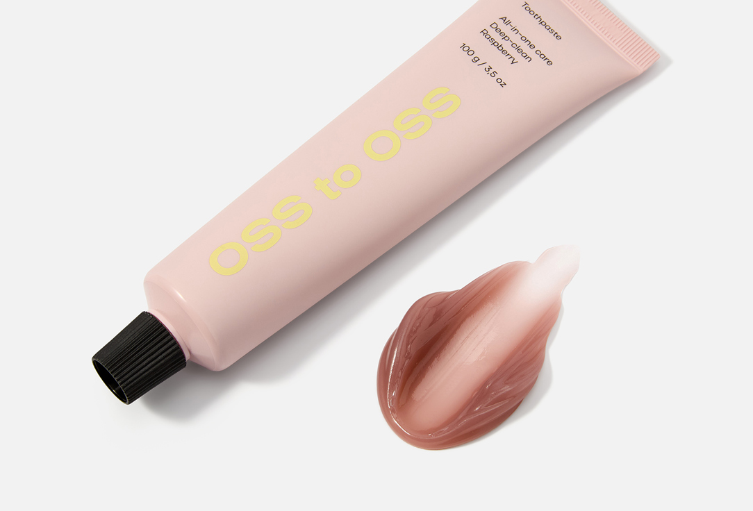 oss to oss Toothpaste for daily care Raspberry 100 g oss to oss Toothpaste for daily care Raspberry