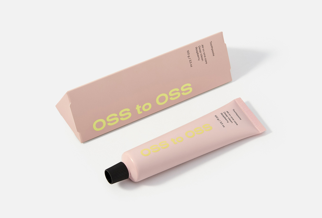 oss to oss Toothpaste for daily care Raspberry 100 g oss to oss Toothpaste for daily care Raspberry