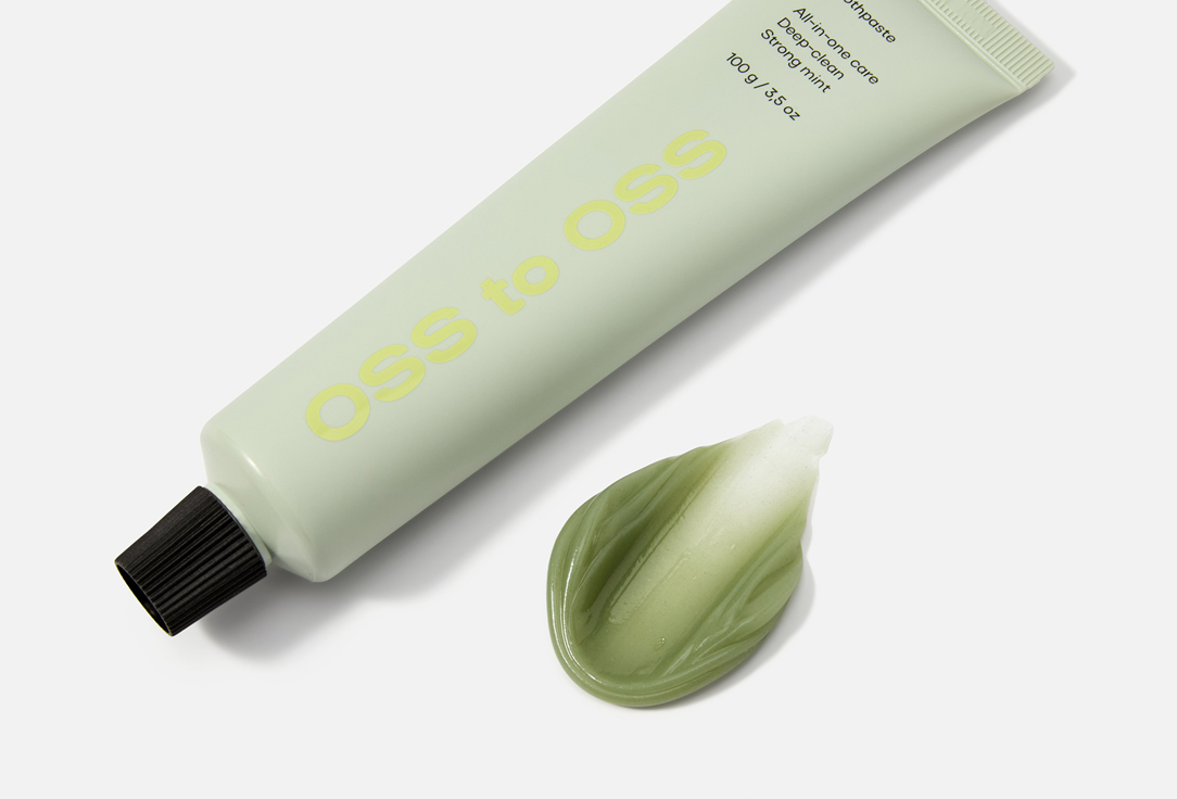 oss to oss Toothpaste for daily care Strong mint