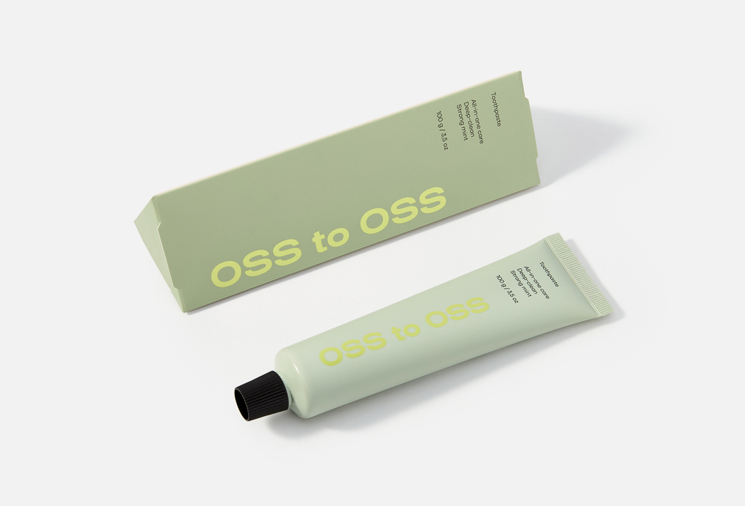 oss to oss Toothpaste for daily care Strong mint