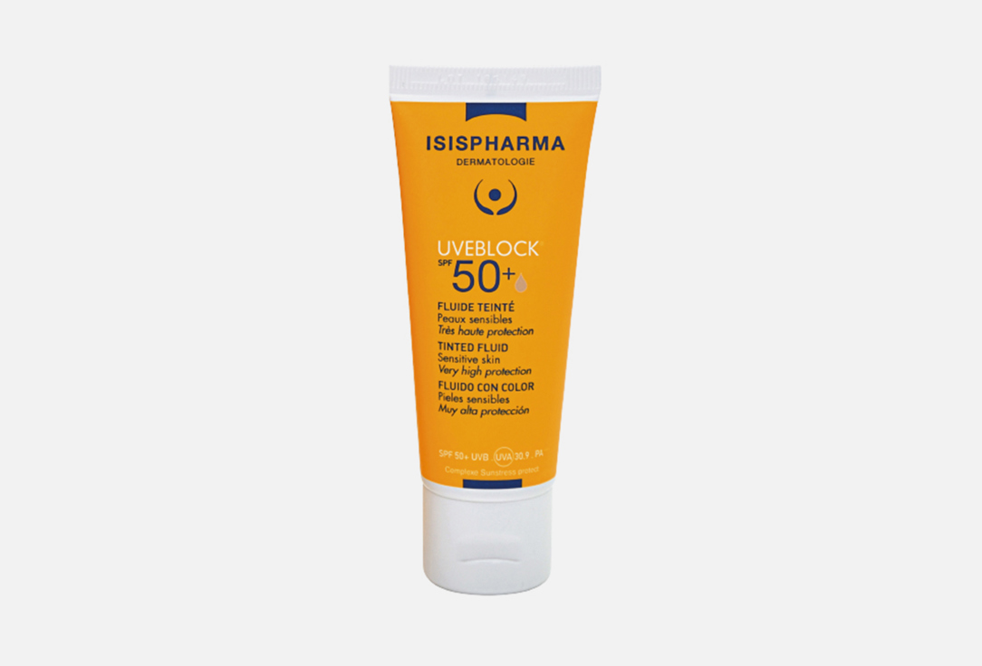 ISISPHARMA DERMATOLOGIE Tinted Sunscreen Fluid SPF 50 + Uveblock SPF 50+ Fluide