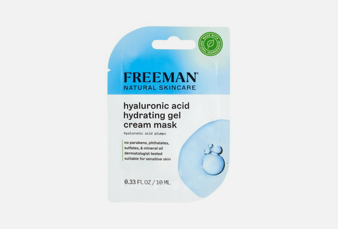 Freeman Beauty Hydrating Gel Cream Mask Naturals Hyaluronic Acid 10 ml Freeman Beauty Hydrating Gel Cream Mask Naturals Hyaluronic Acid