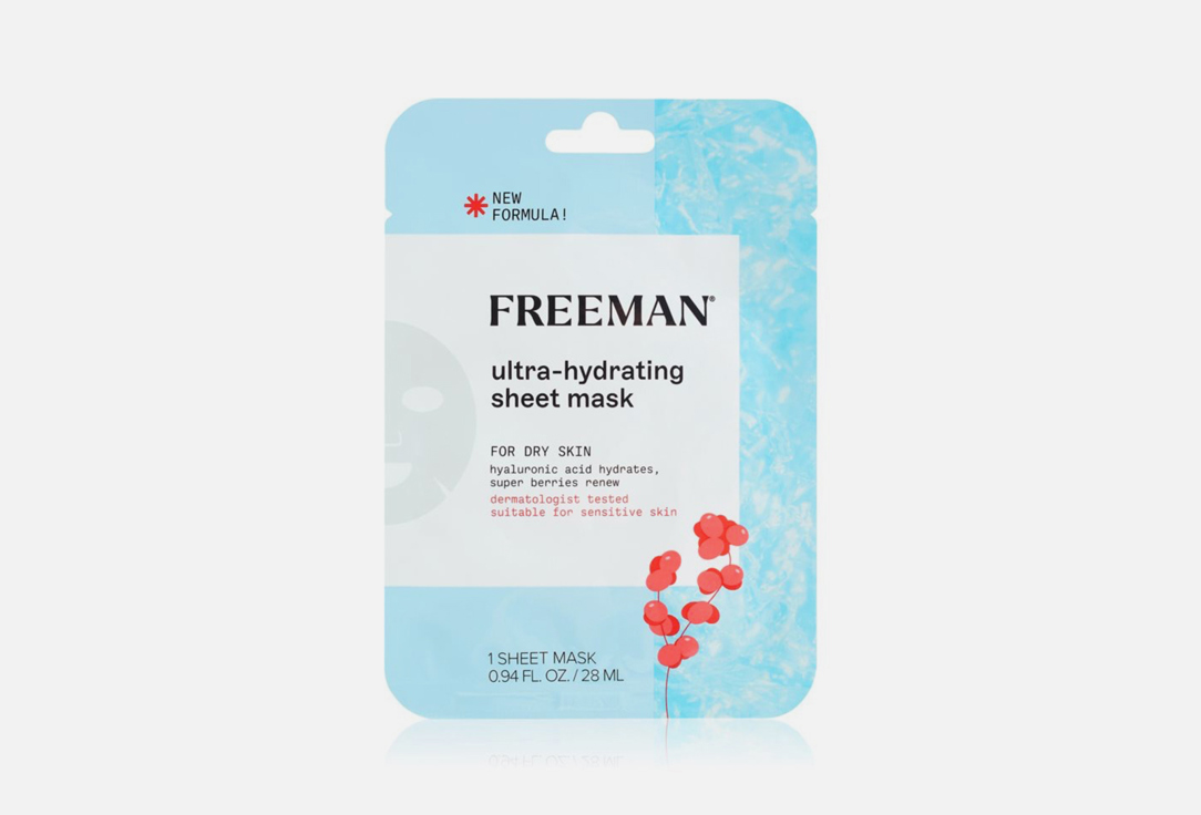 Freeman Beauty Sheet Mask Ultrahydrating 28 ml Freeman Beauty Sheet Mask Ultrahydrating
