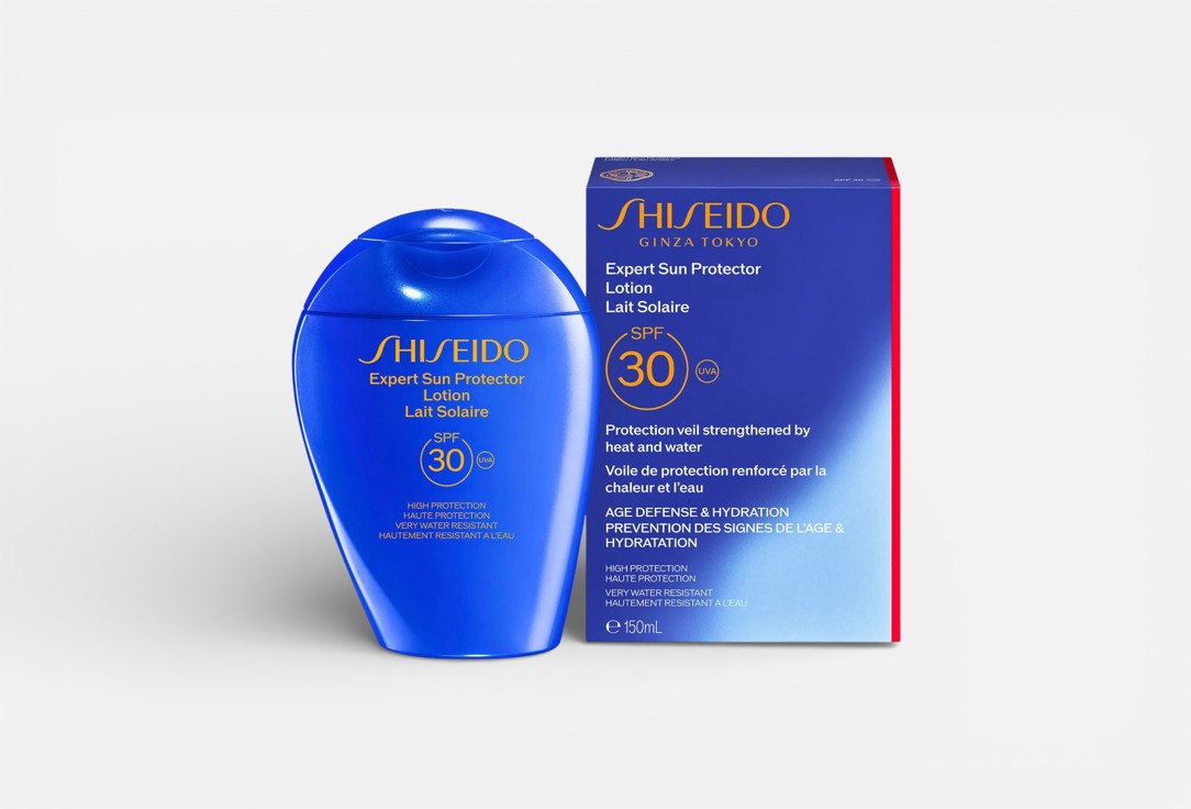 Shiseido Face and Body Sunscreen Lotion SPF30 Expert