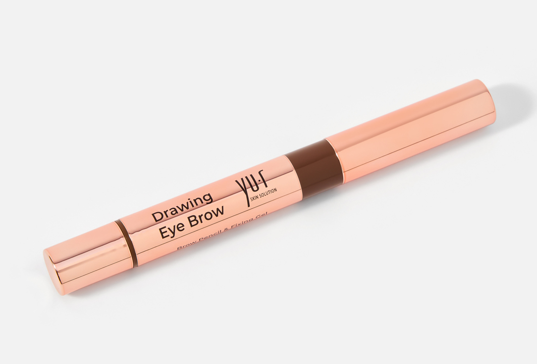 YuR Eyebrow pencil & fixing gel Drawing Eye Brow Hazelnut latte 2.5 ml YuR Eyebrow pencil & fixing gel Drawing Eye Brow