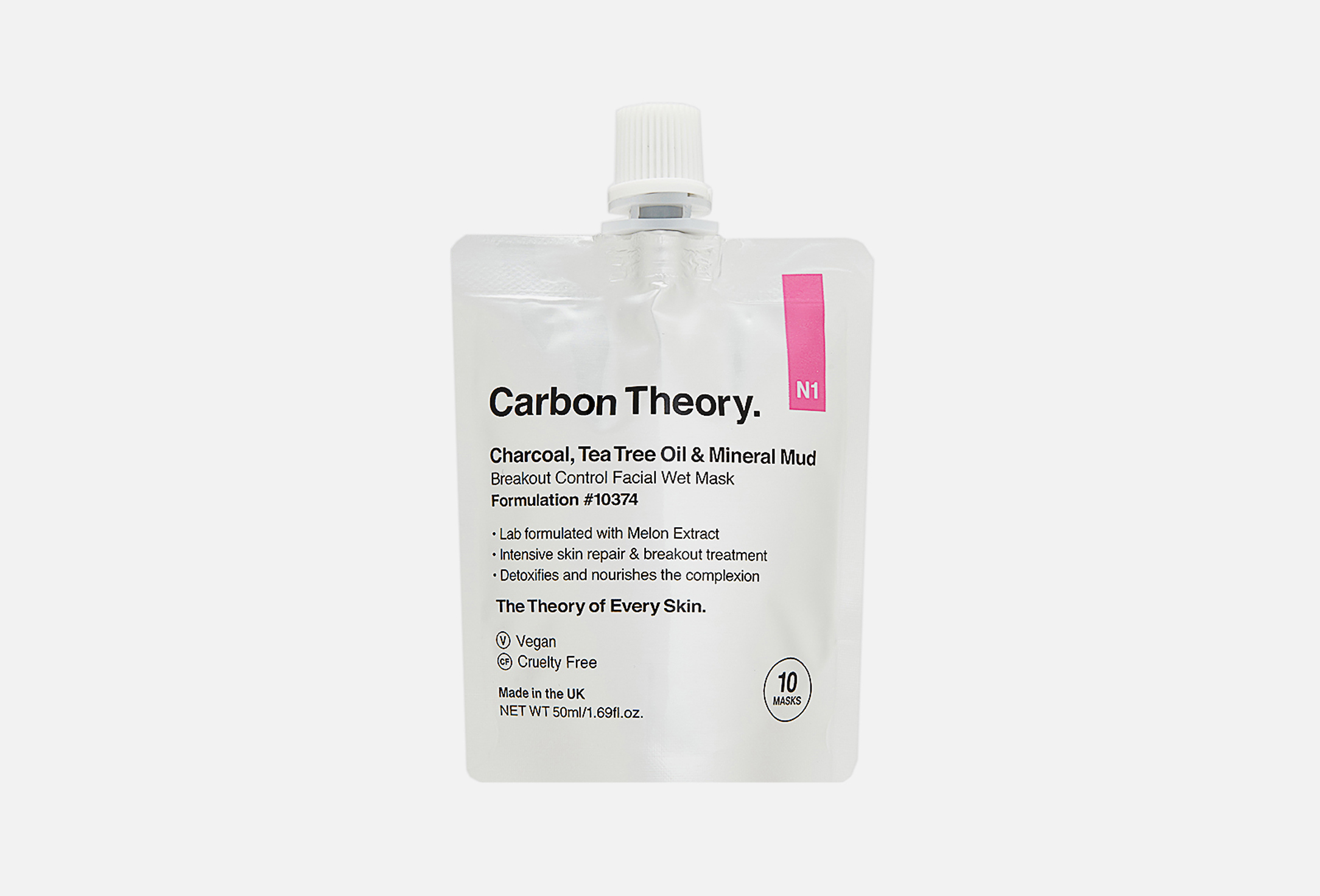 Charcoal, Tea Tree Oil & Mineral Mud 50