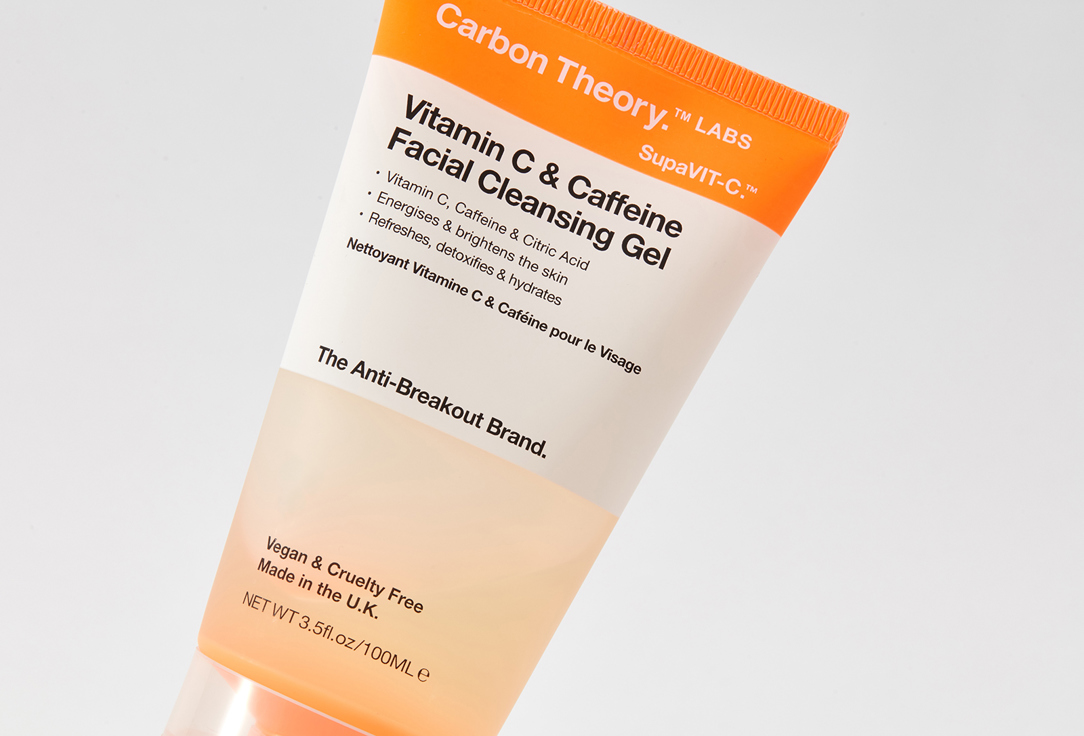 CARBON THEORY Brightening & Refreshing Face Cleanser Vitamin C & Caffeine 100 ml CARBON THEORY Brightening & Refreshing Face Cleanser Vitamin C & Caffeine