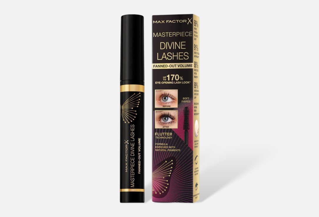 Max Factor Mascara Masterpiece Divine Lashes 001, Rich black 8 ml Max Factor Mascara Masterpiece Divine Lashes