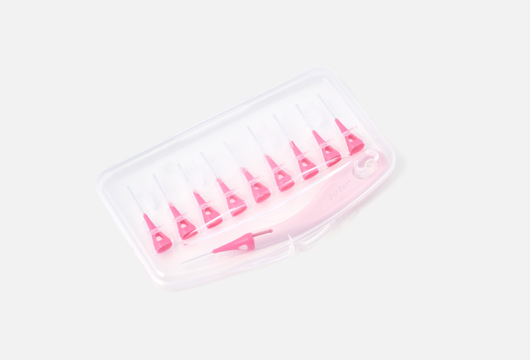 Jordan Interdental Brush & Handle Set Brush Between X-small 10 pcs Jordan Interdental Brush & Handle Set Brush Between X-small