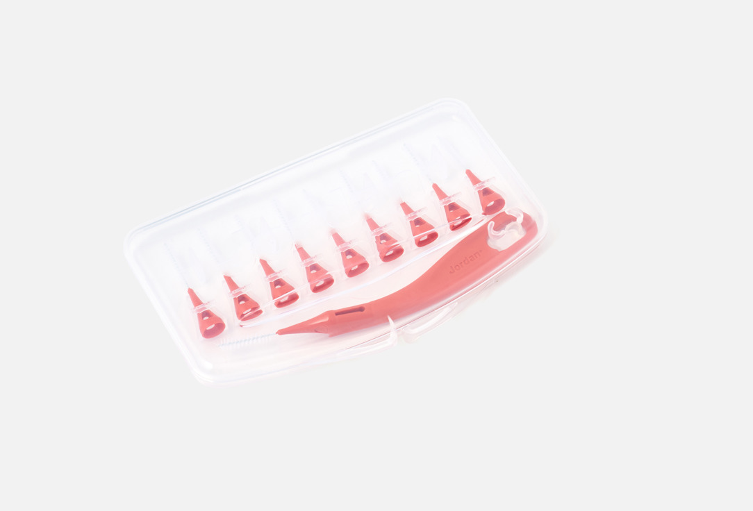 Jordan Interdental Brush & Handle Set Brush Between Small 11 pcs Jordan Interdental Brush & Handle Set Brush Between Small