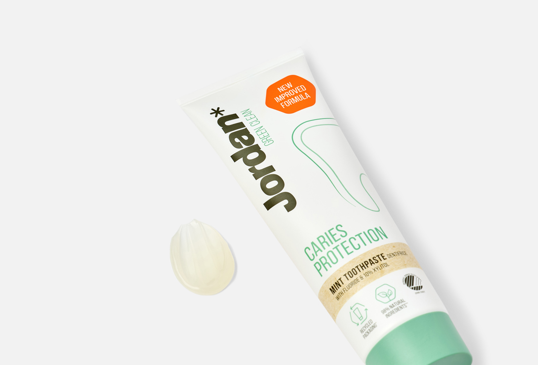 Jordan Toothpaste Green Clean Cavity Protection 75 ml Jordan Toothpaste Green Clean Cavity Protection