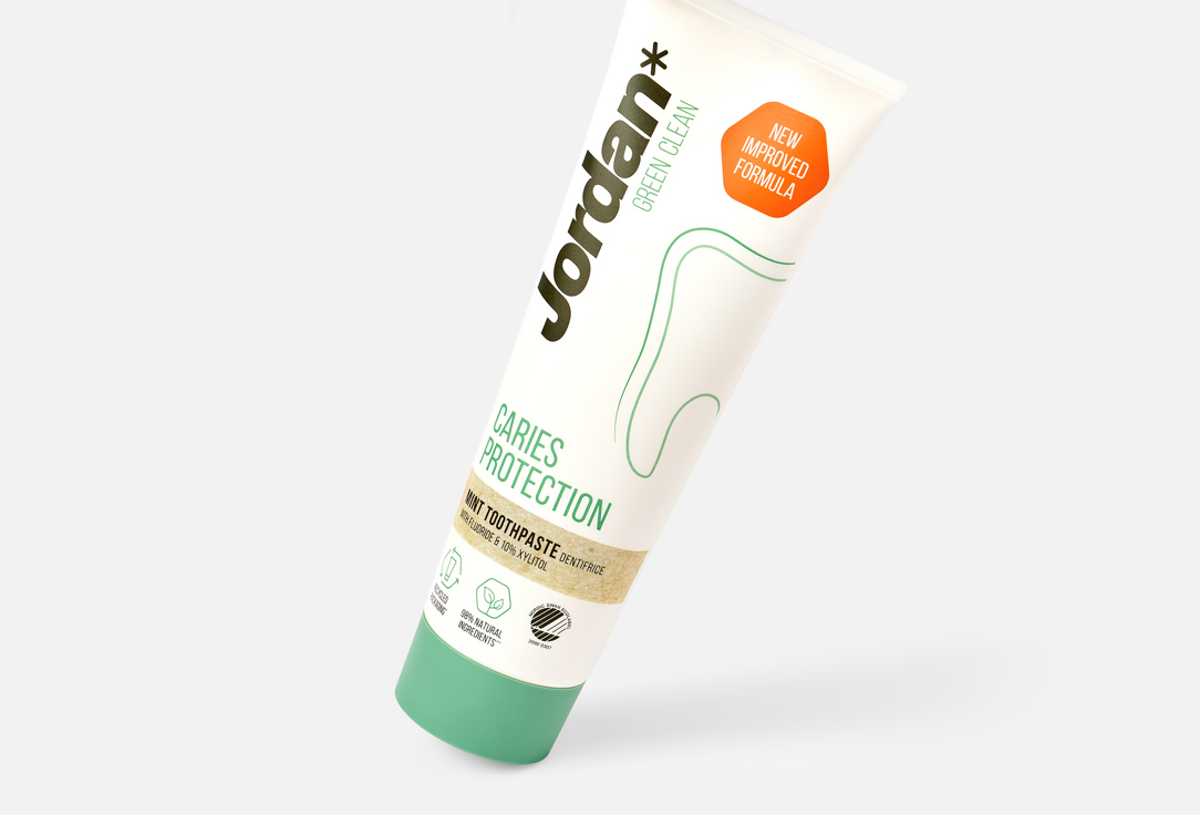 Jordan Toothpaste Green Clean Cavity Protection 75 ml Jordan Toothpaste Green Clean Cavity Protection
