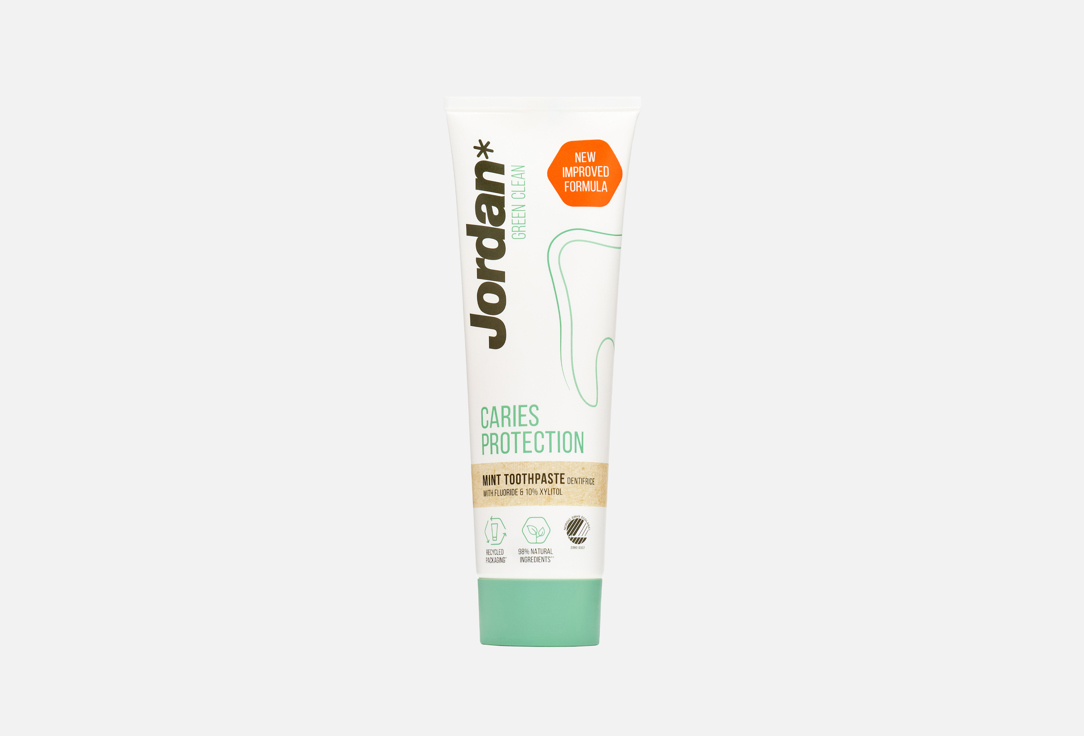 Jordan Toothpaste Green Clean Cavity Protection 75 ml Jordan Toothpaste Green Clean Cavity Protection