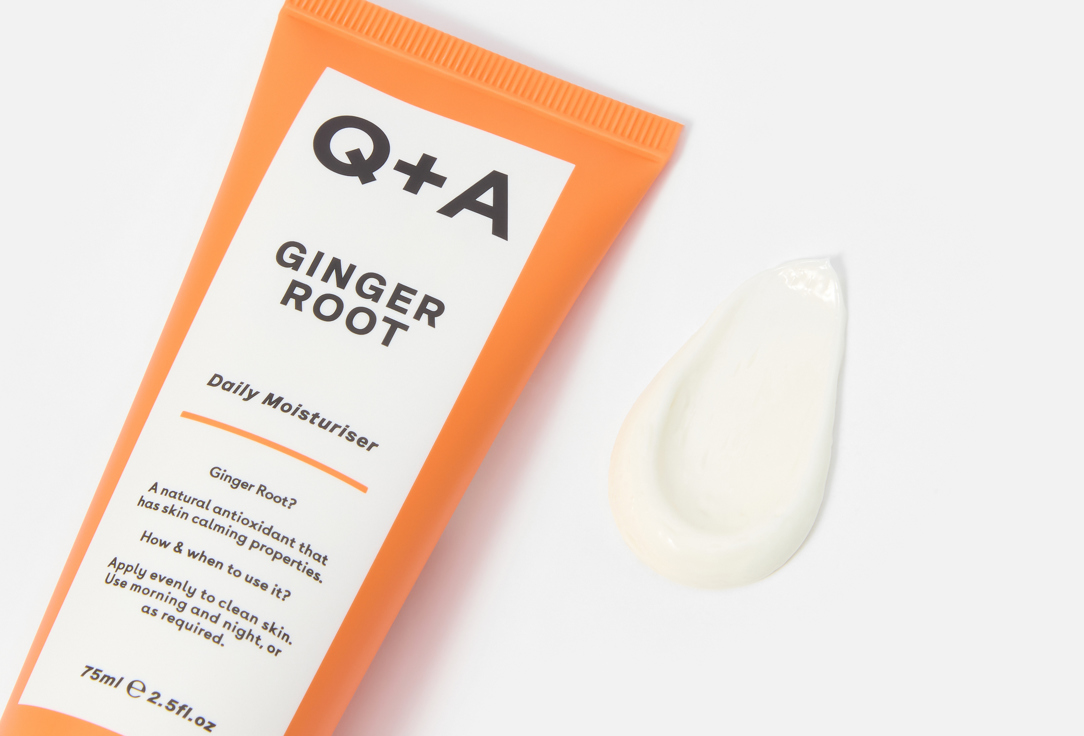 Q+A Energizing daily face cream AGinger Root 75 ml Q+A Energizing daily face cream AGinger Root