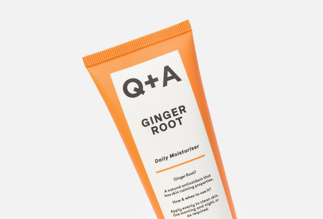 Q+A Energizing daily face cream AGinger Root 75 ml Q+A Energizing daily face cream AGinger Root