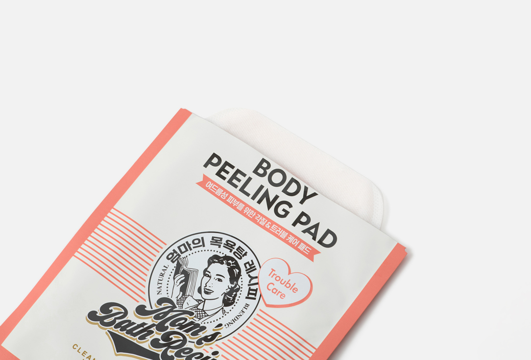 Mom's Bath Recipe Exfoliating & Soothing Body Trouble Pad Body Peeling Pad