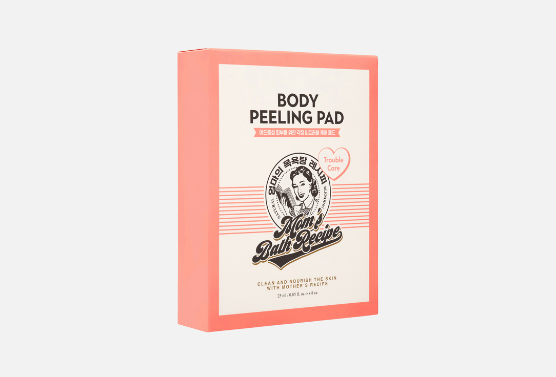 Mom's Bath Recipe Exfoliating & Soothing Body Trouble Pad Body Peeling Pad