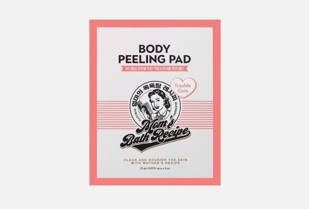 Mom's Bath Recipe Exfoliating & Soothing Body Trouble Pad Body Peeling Pad