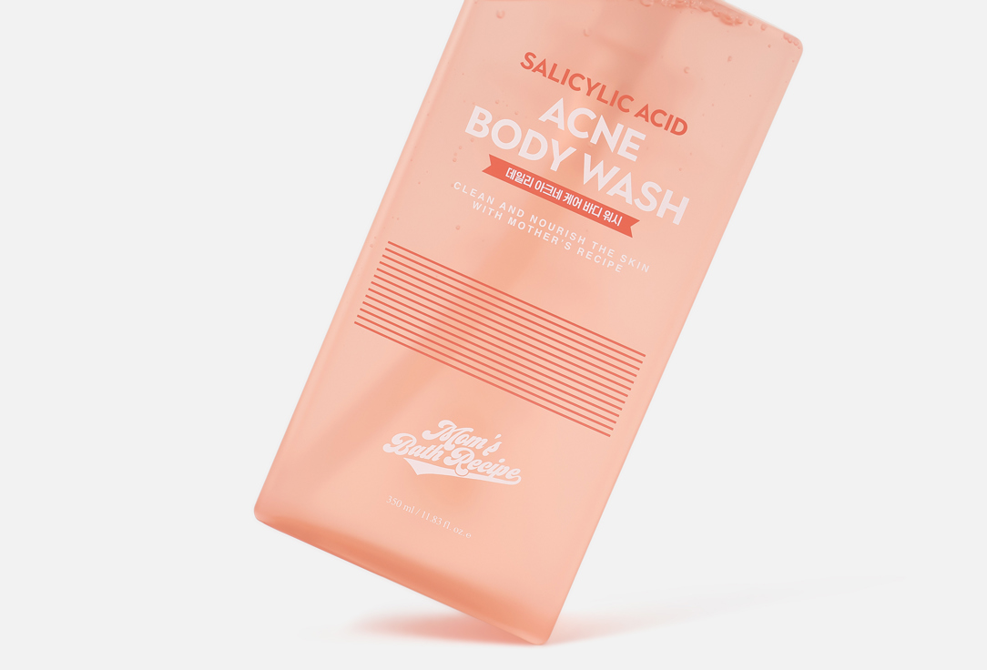 Mom's Bath Recipe Salicylic Acid Purifying Body Cleanser Acne Body Wash