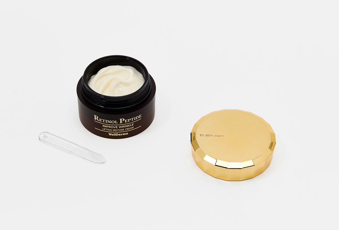 WellDerma Восстанавливающий крем для лица с эффектом лифтинга Peptide Retinol Improve Wrinkle Lifting Restore Cream