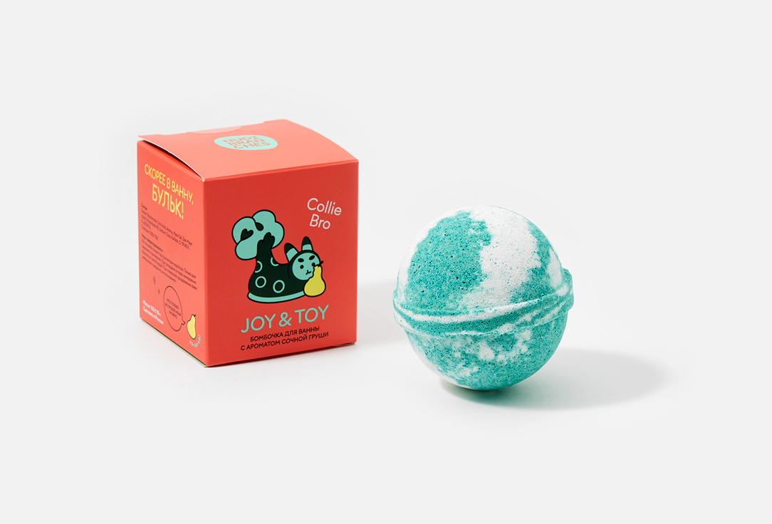 Nudibranches Scented bath bomb JOY & TOY juicy pear 1 pcs Nudibranches Scented bath bomb JOY & TOY juicy pear