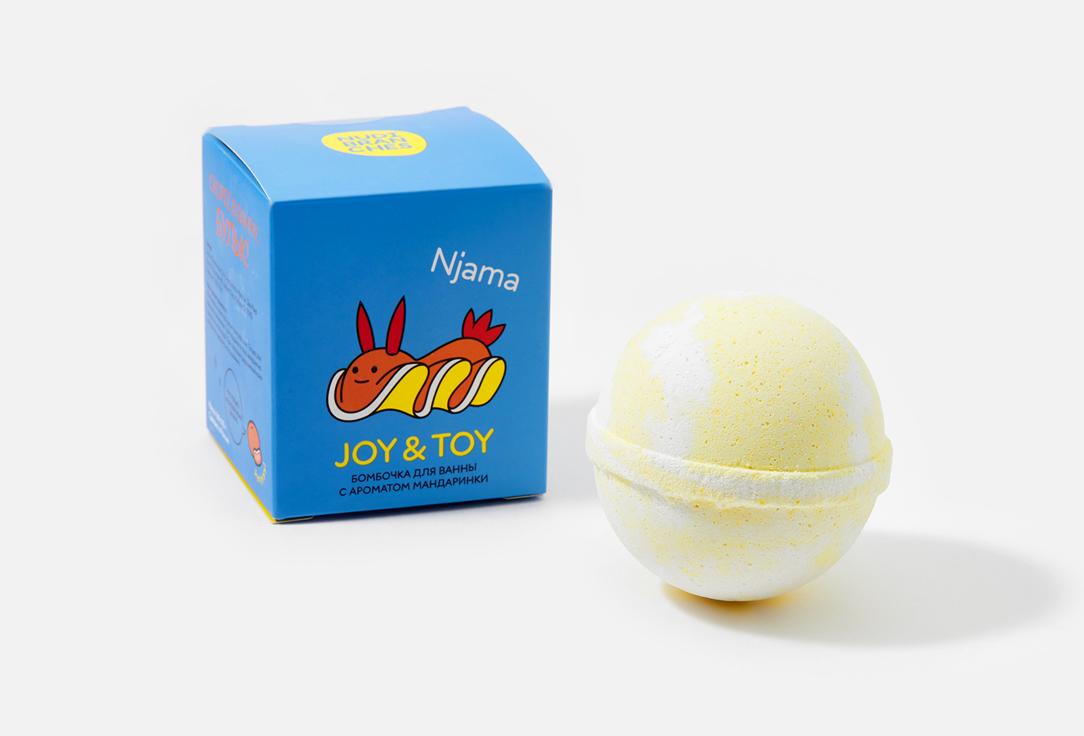 Nudibranches Scented bath bomb JOY & TOY bouncing tangerine 1 pcs Nudibranches Scented bath bomb JOY & TOY bouncing tangerine