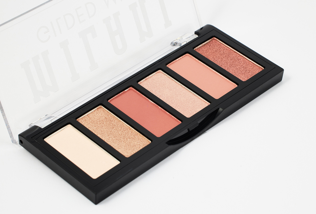 MILANI Eyeshadow Palette Gilded Mini 120, It's all rose 3.96 g MILANI Eyeshadow Palette Gilded Mini
