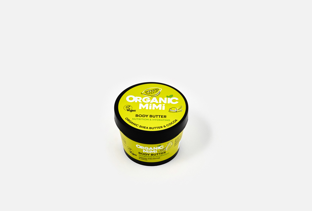 ORGANIC MIMI Body Butter Nutrition & Hydrating Shea & Cocoa 100 ml ORGANIC MIMI Body Butter Nutrition & Hydrating Shea & Cocoa