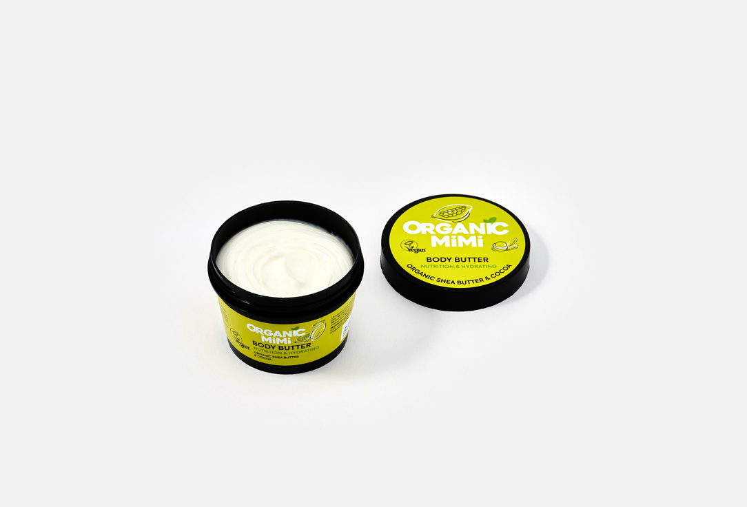 ORGANIC MIMI Body Butter Nutrition & Hydrating Shea & Cocoa 100 ml ORGANIC MIMI Body Butter Nutrition & Hydrating Shea & Cocoa